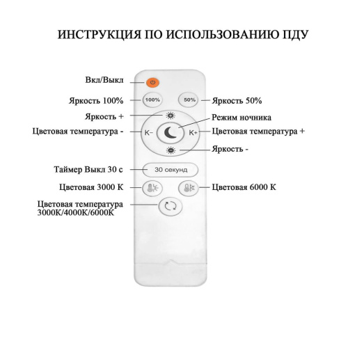 Потолочный светодиодный светильник Seven Fires Дайано SF7043/4C-CR-L Потолочный светодиодный светильник Seven Fires Дайано SF7043/4C-CR-L