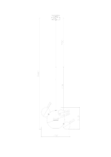 Подвесной светодиодный светильник Freya Amoris FR5128PL-L10BS1