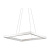 Подвесной светодиодный светильник Ideal Lux Oracle D70 Square Bianco 245706