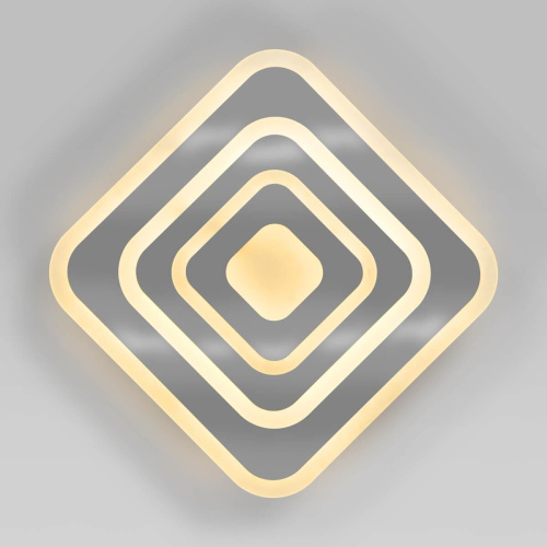 Потолочный светодиодный светильник Eurosvet Siluet 90118/1 хром