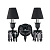 Бра Baccarat 2 black