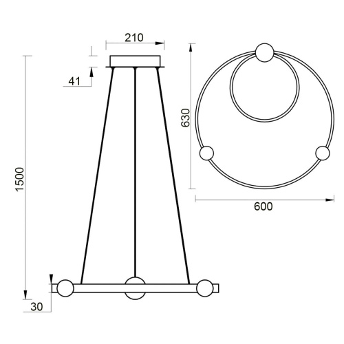 Подвесной светильник Vele Luce Atomo VL7252P12 Подвесной светильник Vele Luce Atomo VL7252P12
