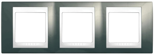 Рамка 3-постовая Schneider Electric Unica Хамелеон MGU6.006.824