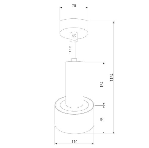 Подвесной светильник Eurosvet 50134/1 LED белый Подвесной светильник Eurosvet 50134/1 LED белый