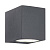 Уличный настенный светильник Ideal Lux Up AP1 Antracite 115306