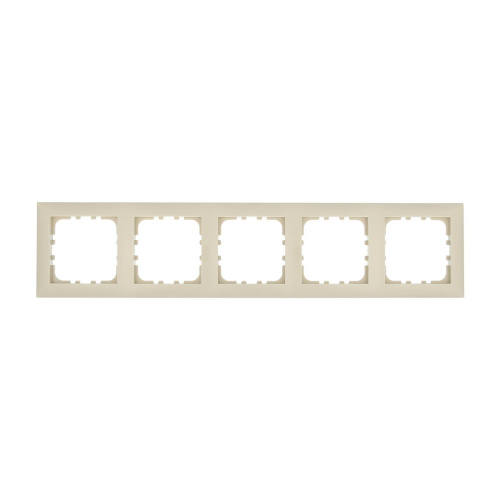 Рамка LK Studio 5-постовая (бежевый) LK60 864501-1 Рамка LK Studio 5-постовая (бежевый) LK60 864501-1
