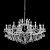 Подвесная люстра Crystal Lux Hollywood SP12+6 Chrome