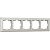 Рамка Werkel Antik на 5 постов жемчужный WL07-Frame-05 4690389063534