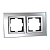 Рамка 2-постовая Mono Electric Style Glass зеркало 107-700000-161
