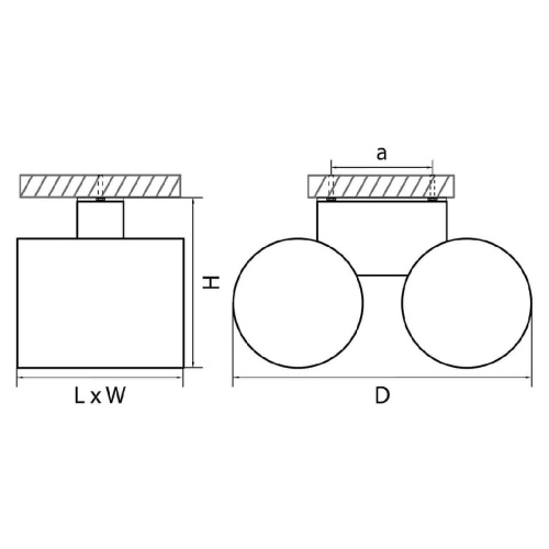 Уличный настенный светодиодный светильник Lightstar Paro 372672