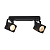 Спот Arte Lamp Lente A1314PL-2BK