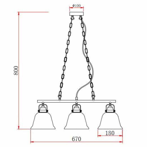 Подвесной светильник Rivoli Avrora 5055-203 Б0047343