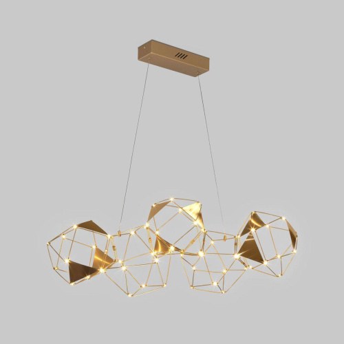 Подвесной светодиодный светильник Eurosvet Uma 90368/5 медь Подвесной светодиодный светильник Eurosvet Uma 90368/5 медь