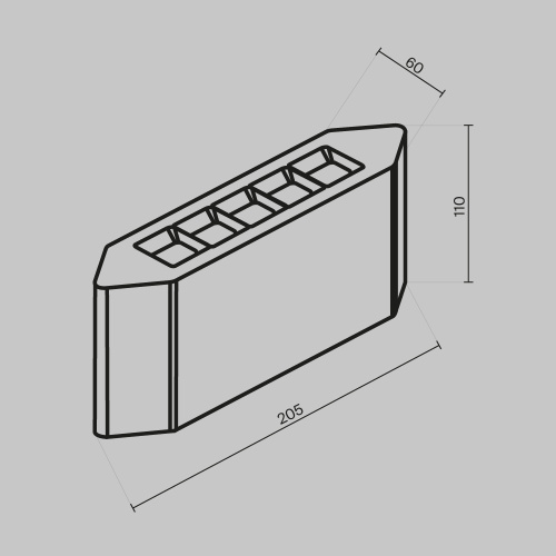 Архитектурная подсветка Outdoor O412WL-L5GF3K Архитектурная подсветка Outdoor O412WL-L5GF3K