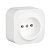 Розетка 2К Legrand Quteo 16A 250V б/з белая 782210