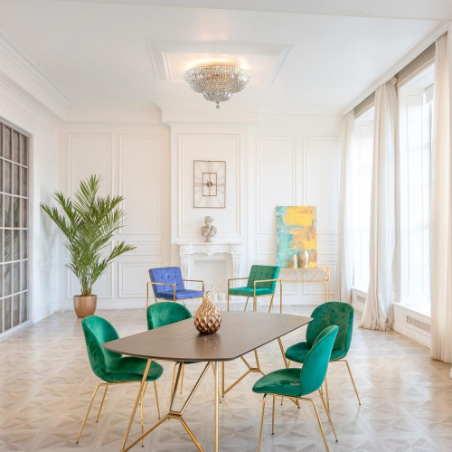 Потолочная люстра Maytoni Basfor DIA100-CL-16-G