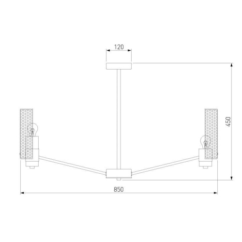Потолочная люстра Eurosvet Grino 70139/8 латунь