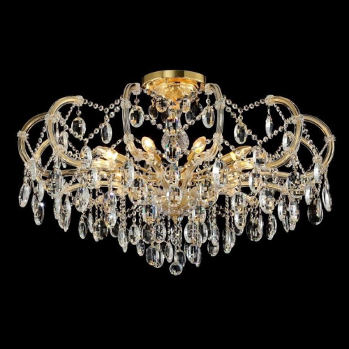 Подвесная люстра Crystal Lux Hollywood SP-PL10 Gold D1000 Подвесная люстра Crystal Lux Hollywood SP-PL10 Gold D1000