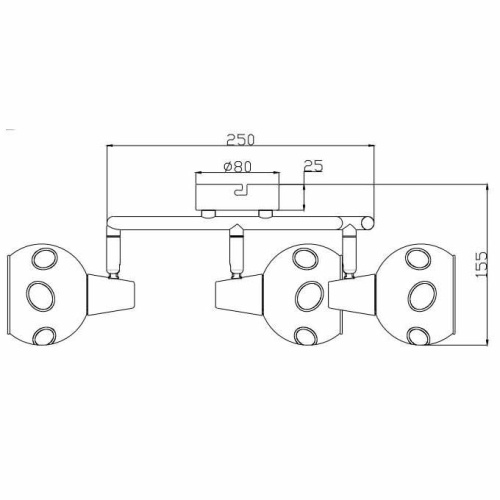 Спот Rivoli Nioba 7030-733 Б0047105