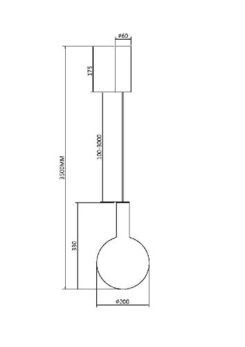 Подвесной светильник Maytoni MOD182PL-L4CG3K