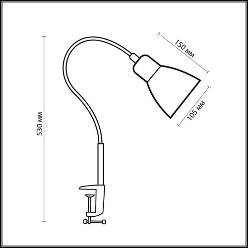 Настольная лампа Odeon Light Standing Costa 1997/1T Настольная лампа Odeon Light Standing Costa 1997/1T