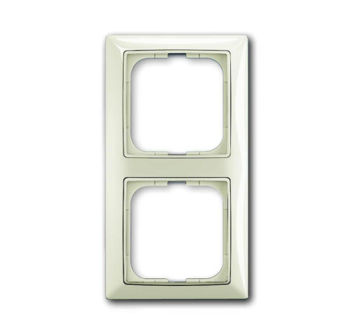 Рамка 2-постовая ABB Basic55 chalet-белый 2CKA001725A1512 Рамка 2-постовая ABB Basic55 chalet-белый 2CKA001725A1512