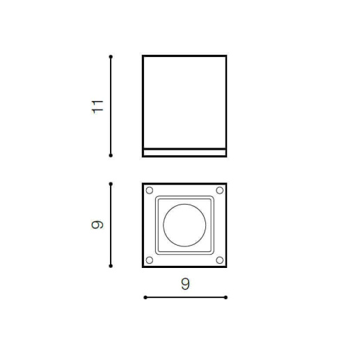 Накладной светильник Azzardo Tonio AZ0870