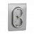 Розетка двойная Schneider Electric Unica New с/з со шторками NU206730