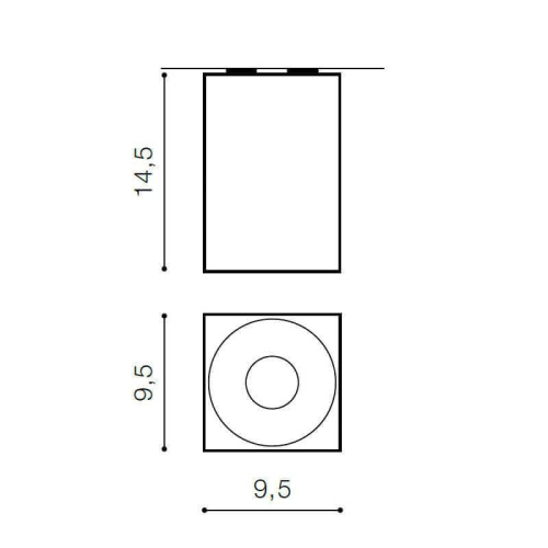Накладной светильник Azzardo Hugo AZ0827