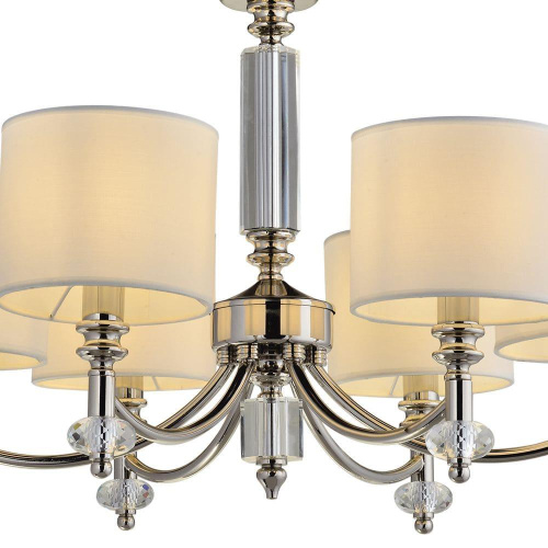 Подвесная люстра Lumien Hall Стинтино LH1050/6H-NK-BG Подвесная люстра Lumien Hall Стинтино LH1050/6H-NK-BG