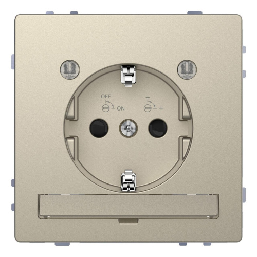 Розетка Schneider Electric Merten D-Life 16A с/з и LED модулем MTN2304-6033