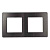 Рамка 2-постовая ЭРА 12 сатин графит 12-5102-12 Б0052515