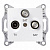 Розетка TV/SAT/SAT Schneider Electric Sedna SDN3502121