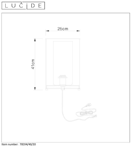 Настольная лампа Lucide Dounia 78594/40/30