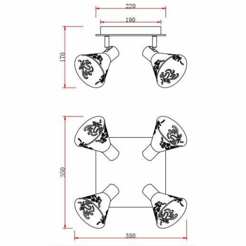 Спот Rivoli Cansaro 7012-704 Б0044751