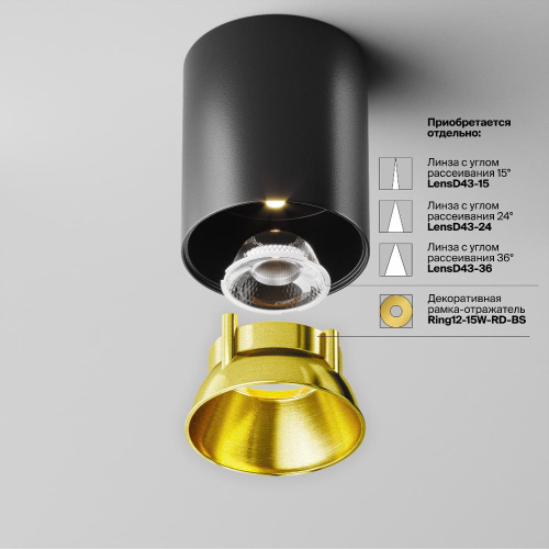 Потолочный светильник Technical C064CL-12W4K-RD-B Потолочный светильник Technical C064CL-12W4K-RD-B