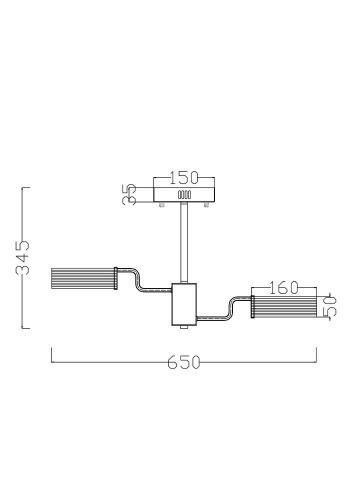 Потолочная светодиодная люстра Freya Eva FR6039CL-L48CH