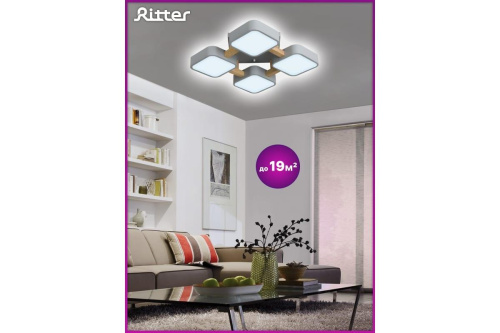 Потолочная светодиодная люстра Ritter Scandia 52073 3