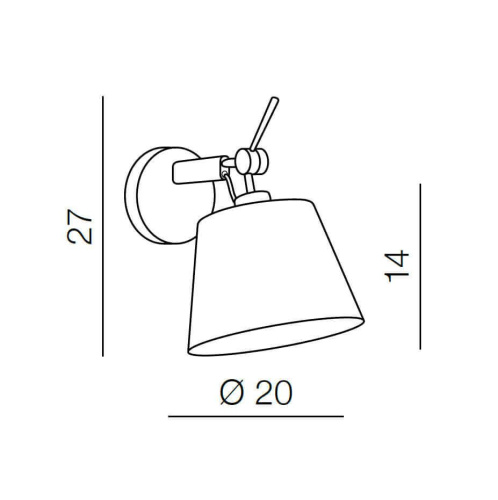Спот Azzardo Zyta Wall XS AZ1565