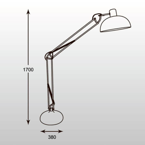 Торшер Zumaline Amado SL556-CH