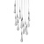 Подвесной светильник Pour 13A satin nickel