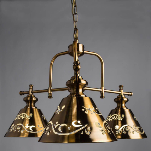 Подвесная люстра Arte Lamp Kensington A1511LM-3PB Подвесная люстра Arte Lamp Kensington A1511LM-3PB