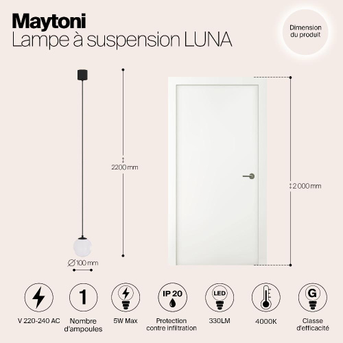 Подвесной светильник Technical P039PL-5W4K-10-B Подвесной светильник Technical P039PL-5W4K-10-B