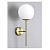 Бра Crystal Lux FELIZ AP1 BRONZE/WHITE