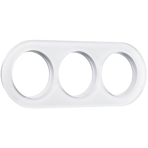 Рамка Werkel Favorit Runda на 3 поста белый WL21-frame-03 4690389141980