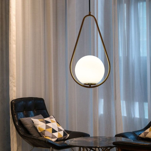 Подвесной Светильник Hoop Drop Brass By Imperiumloft
