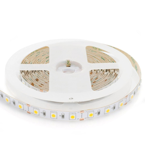 Светодиодная лента OGM 14,4W/m 60LED/m 5050SMD теплый белый 5M LSE-244