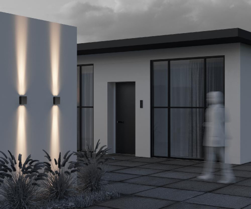 Настенный светильник (бра) Outdoor O570WL-L20B3K