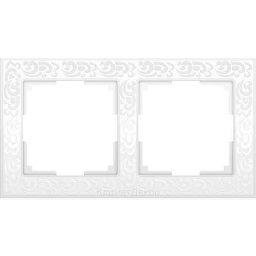 Рамка Werkel Flock на 2 поста слоновая кость WL05-Frame-02-ivory 4690389046919