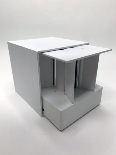 Уличный настенный светодиодный светильник Elvan BR-310-6W-WW-Wh